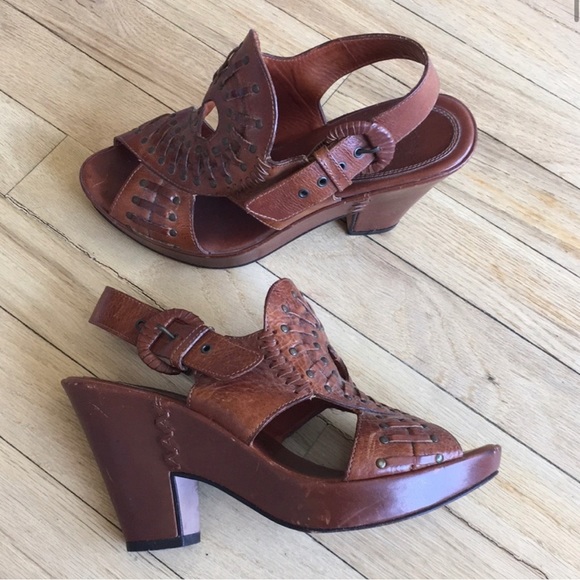 Frye leather studded platform heels - Picture 2 of 11